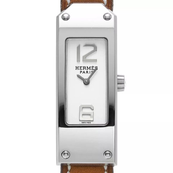 HERMES Kelly 2 de boutur KT1.210 White/Blanc Ladies Watches quartz main image 5